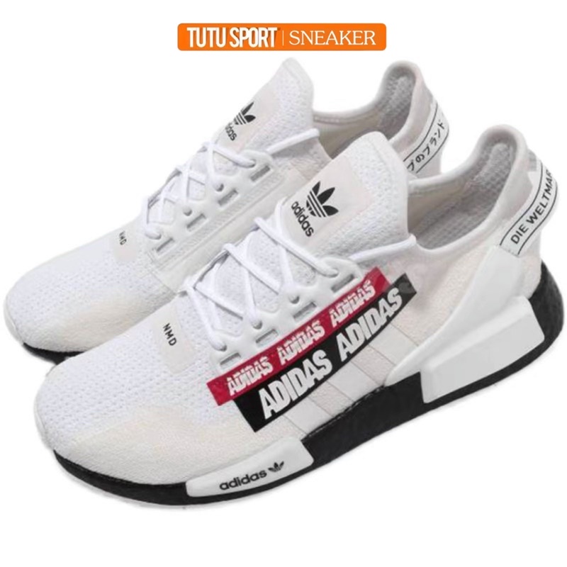 Adidas nmd r1 white black apk 2019 sale