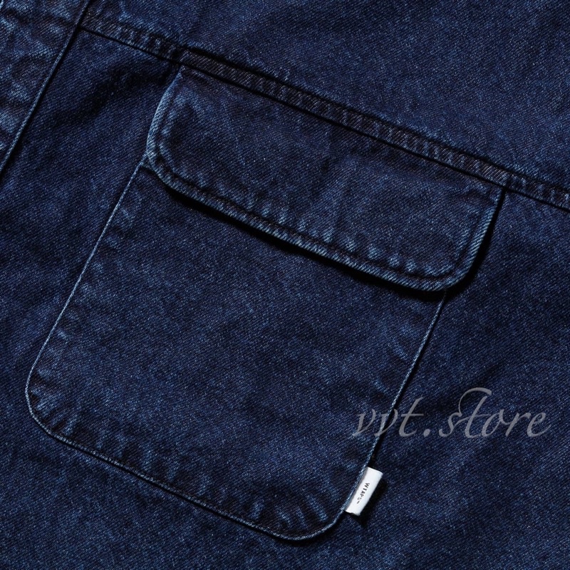 現貨WTAPS 22AW WCPO 01 / LS / COTTON. DENIM 長袖襯衫外套夾克| 蝦皮購物