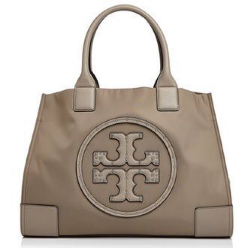 現貨全新正品TORY BURCH TB包39790 NYLON ELLA STUD TOTE 氣質尼龍帆布