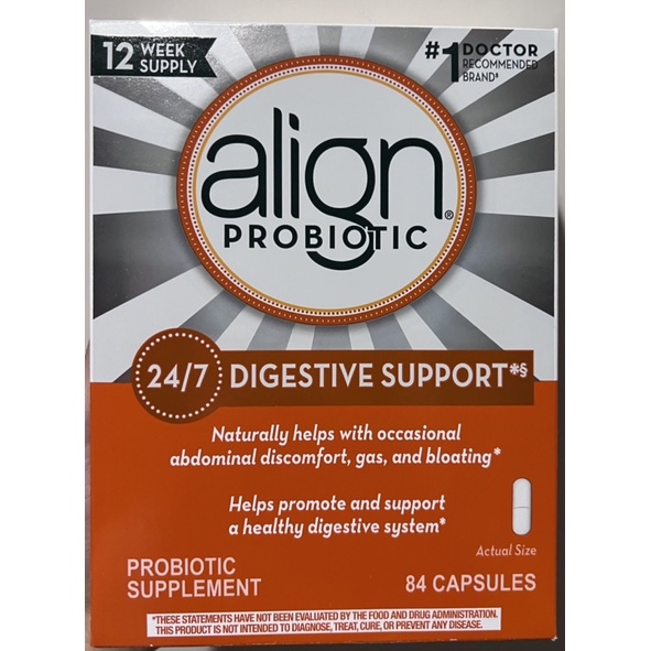 現貨 美國COSTCO購入 Align Daily Probiotic 每日益生菌補充膠囊 84顆 蝦皮購物