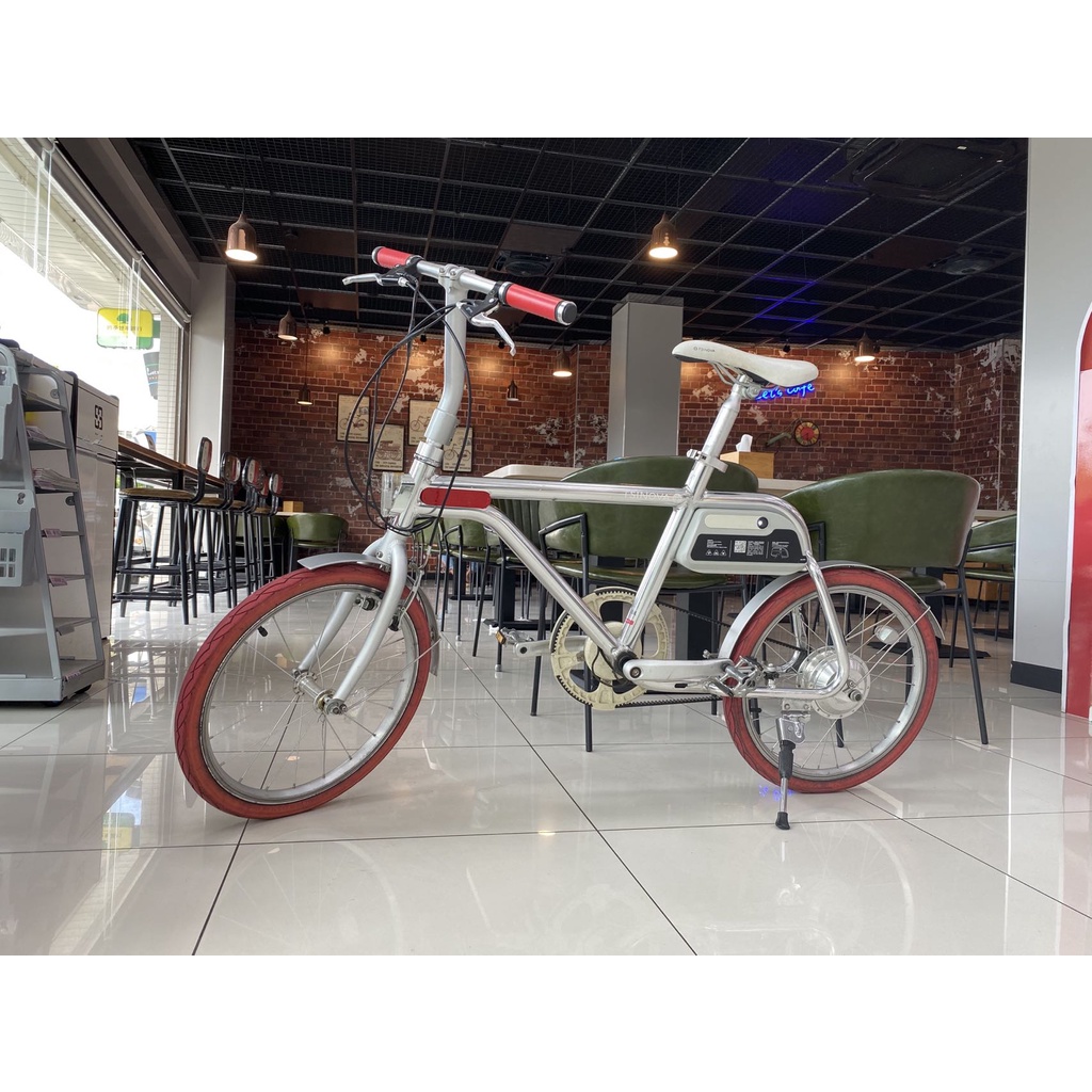 ジャンク電動アシスト自転車 20型 TSINOVA TS01（藍) - 自転車