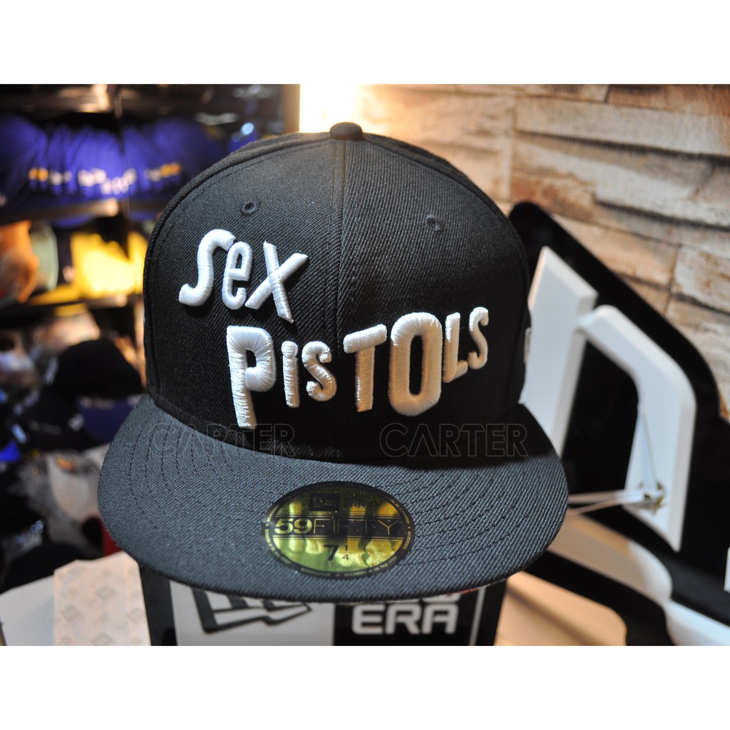 New Era x Sex Pistols England Blk 英國搖滾經典樂團性手槍黑色全封帽 5950