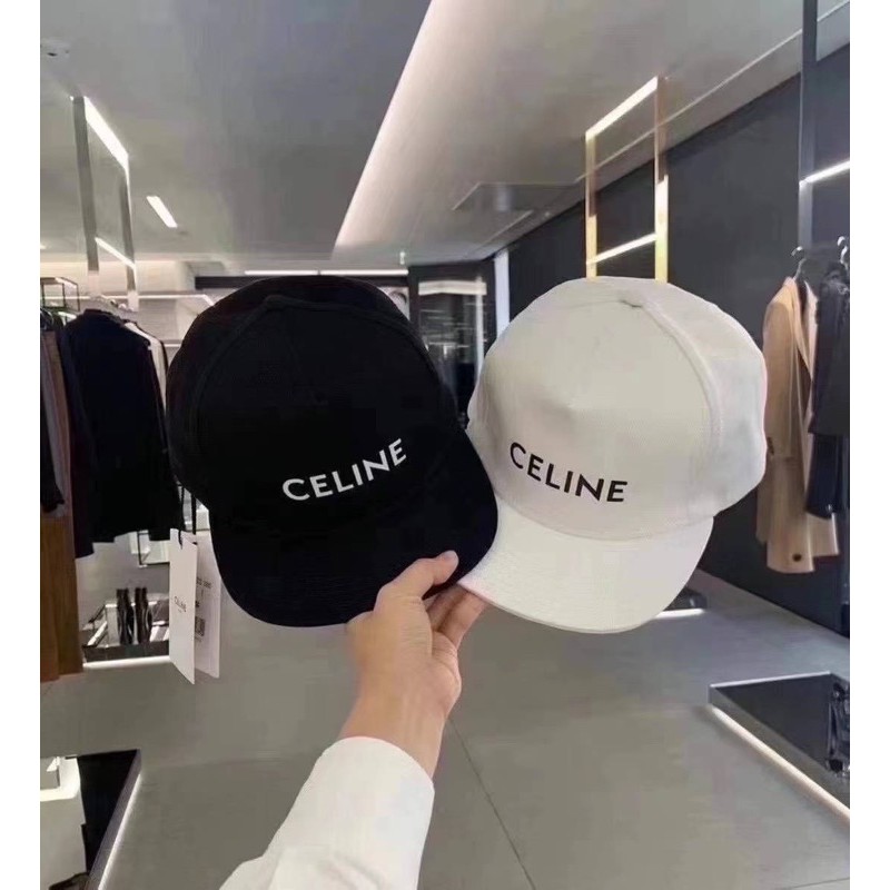 Celine 春夏新款logo棒球帽 黑白兩色