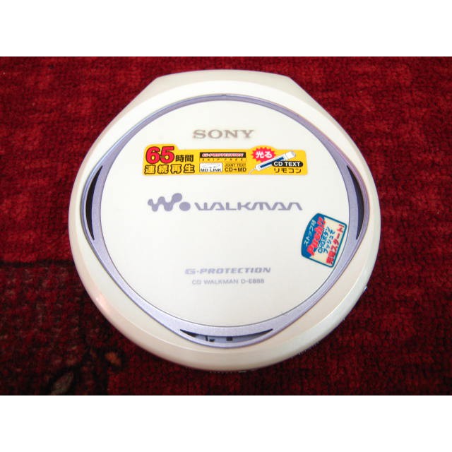 完美作品】90%新，SONY WALKMAN D-E888 CD隨身聽，簡易配件| 蝦皮購物