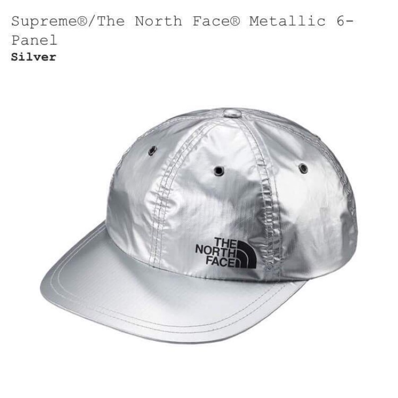 The north face hot sale supreme silver