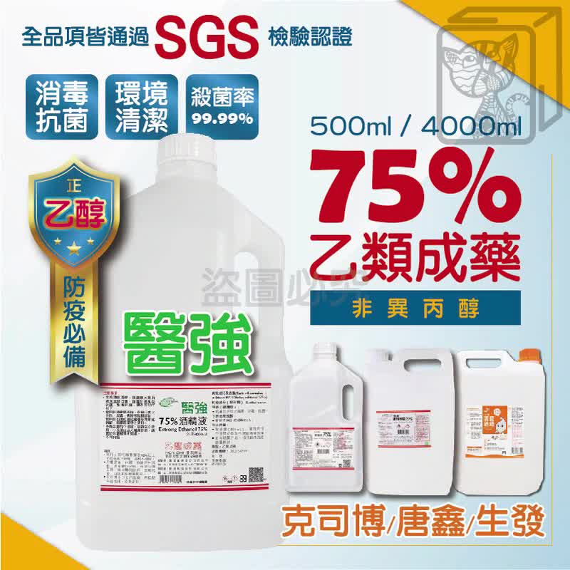 醫強75%酒精4公升推薦：大容量補充划算嗎？居家清潔與手部消毒選購重點 (3/10)