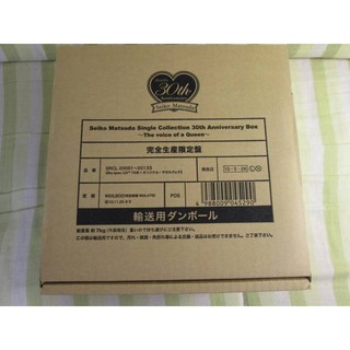 松田聖子 Seiko Matsuda Single Collection 30th Anniversary Box 蝦皮購物