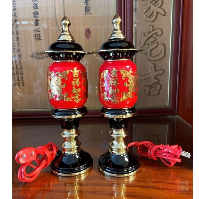 小富貴神燈(古)/神明燈/公媽燈/佛燈/吉祥如意花開富貴 | 蝦皮購物