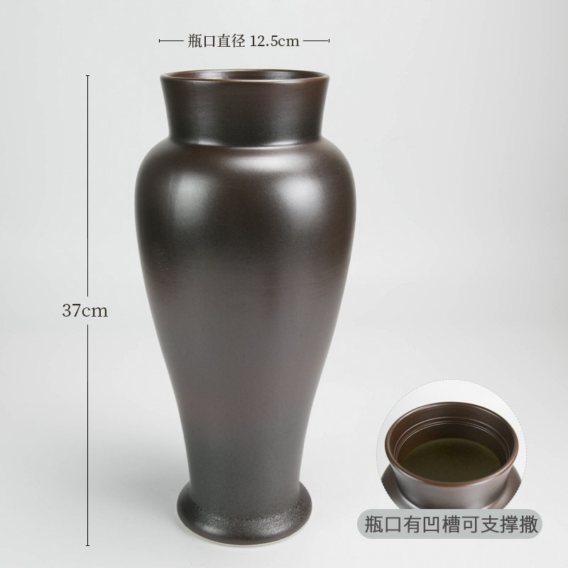 中華陶壺 中翠陶器 壺 中華陶器 花器 花瓶 コレクション 台湾美術 😍插花