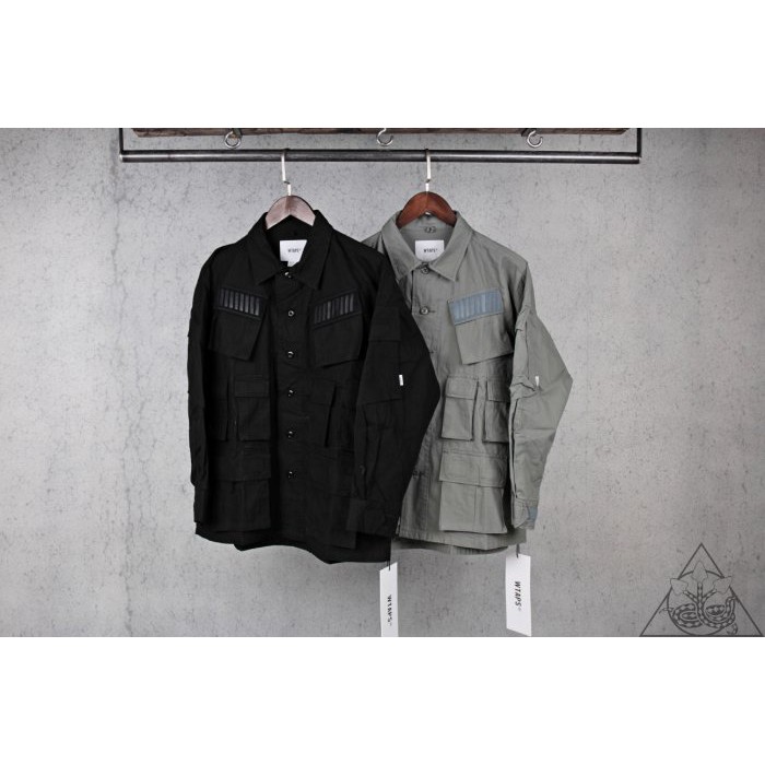 【HYDRA】Wtaps Modular LS 01 / Shirt. Cotton Ripstop 十袋【WTS91】