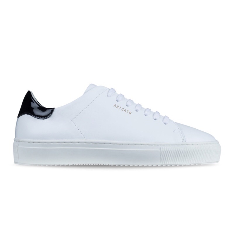 Clean 90 patent trimmed leather sneakers