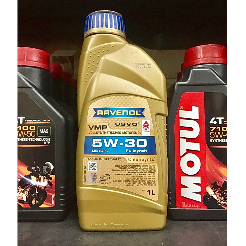 【阿齊】RAVENOL VMP 5W30 5w-30 C3 504 507 柴油車 全合成機油 | 蝦皮購物