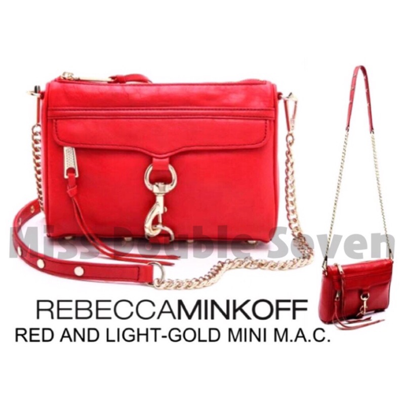 Rebecca minkoff mini hot sale mac red