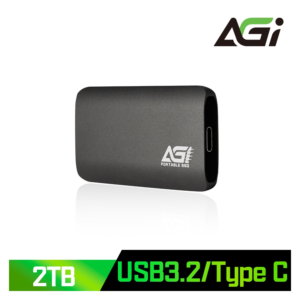 AGI亞奇雷ED138 2TB 外接式SSD USB3.2 附Type C to C/A 傳輸線| 蝦皮購物