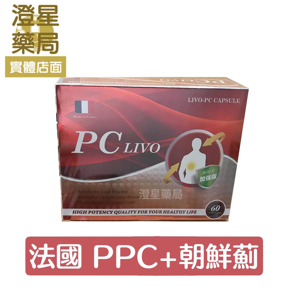 ⭐澄星藥局⭐ 力活康膠囊 法國PPC+朝鮮薊 60粒/盒 ⭐ 薑黃 牛磺酸 重酒石膽鹼 珍珠草 | 蝦皮購物