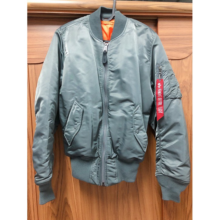 熱賣美國阿爾法ALPHA MA-1 FLIGHT JACKET 飛行外套軍版灰| 蝦皮購物