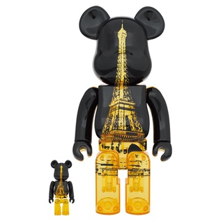 BE@RBRICK 庫柏力克熊巴黎鐵塔艾菲爾鐵塔EIFFEL TOWER 400％ & 100