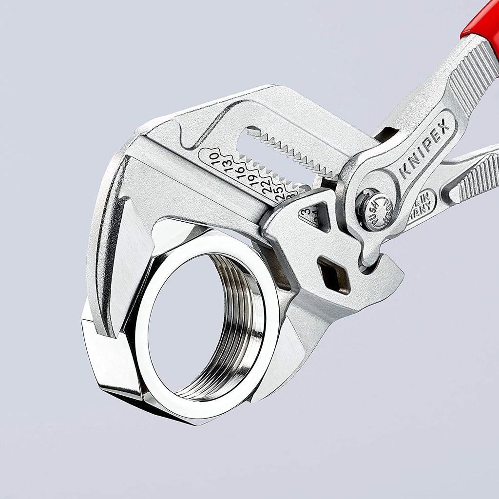 美德工具】Knipex 86 03 180 Pliers Wrench 多功水管鉗活動扳手(一支抵