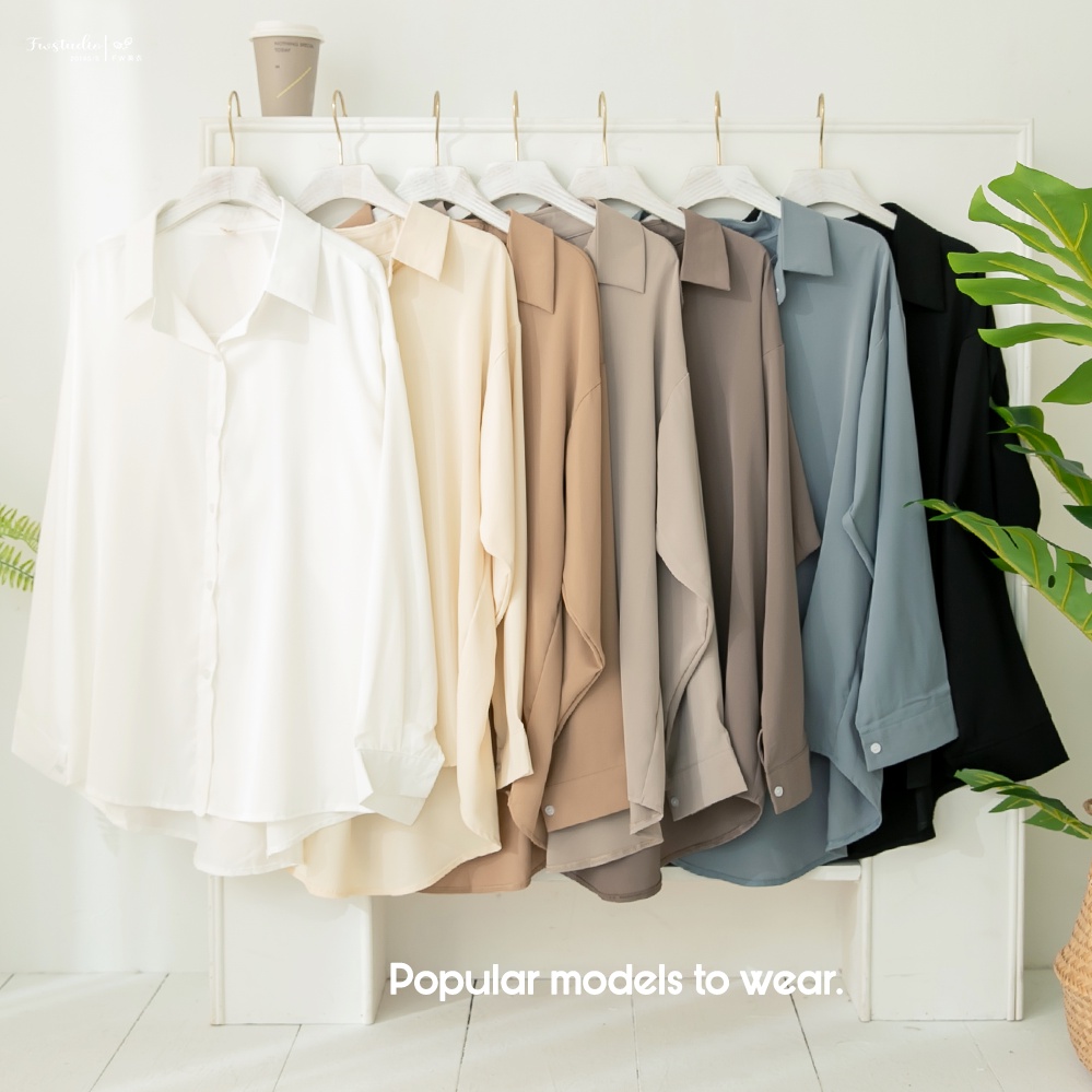 8個色 襯衫 長袖 罩衫 顯瘦 上衣 上身 女裝 FW美衣