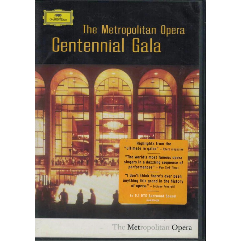 The Metropolitan Opera Centennial Gala 1983 (DVD) | 蝦皮購物