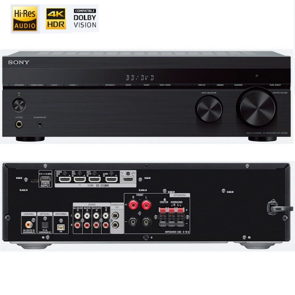 SONY STR-DH590 AVアンプ 5.2ch 4K AV Receiver with Bluetooth® connectivity | STR
