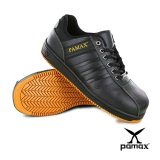 PAMAX 帕瑪斯-經典皮革製高抓地力安全鞋 /PT09001FEH-銀纖維/男女尺寸4-12