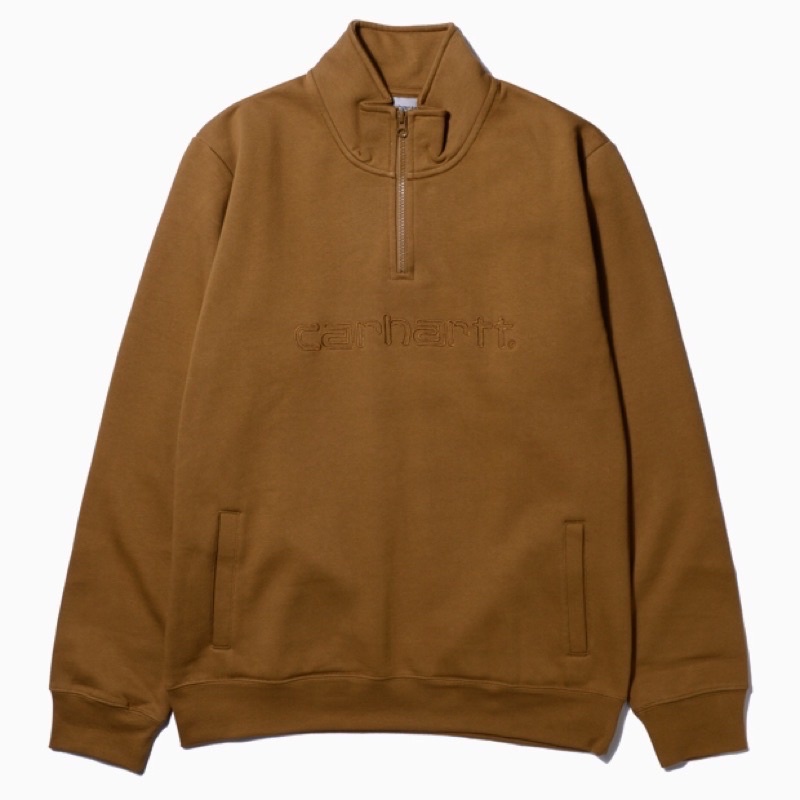 Carhartt 19AW Team Script Half Zip Sweat S