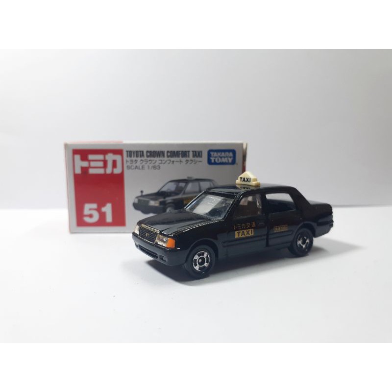 1/64 Tomica 絕版紅盒no.51 Toyota Crown Comfort Taxi 日本計程車