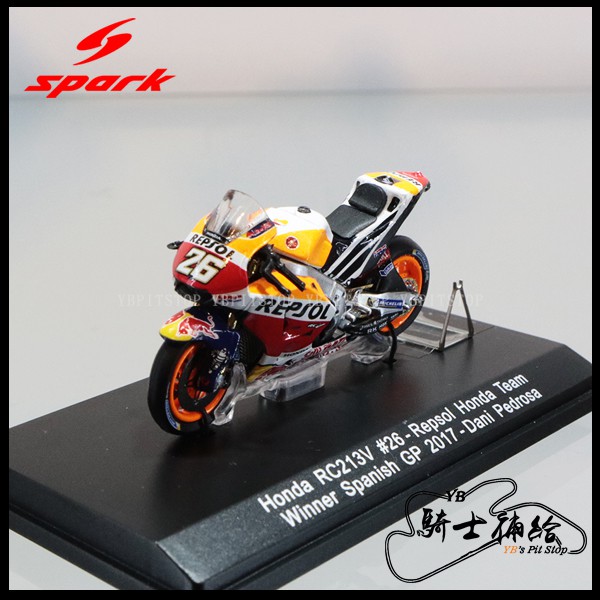 ⚠YB騎士補給⚠ SPARK 1/43 MOTOGP 模型車極小比例本田廠隊RC213V 小鯊