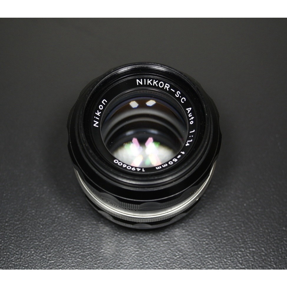 【經典古物】尼康 Nikon NIKKOR S.C Auto 50mm f1.4 鏡頭 定焦 老鏡頭 人像鏡 底片 Zf