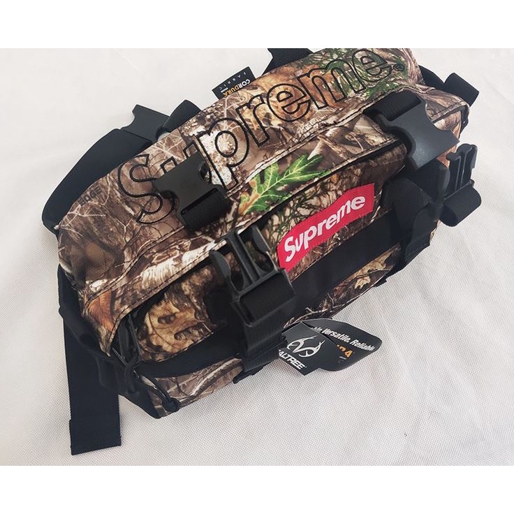 全新正品SUPREME 19FW 47TH SHOULDER BAG 刺繡落葉腰包| 蝦皮購物