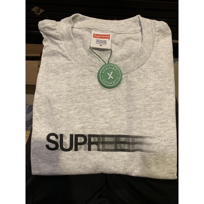 Supreme motion logo tee 幻影灰2020 | 蝦皮購物