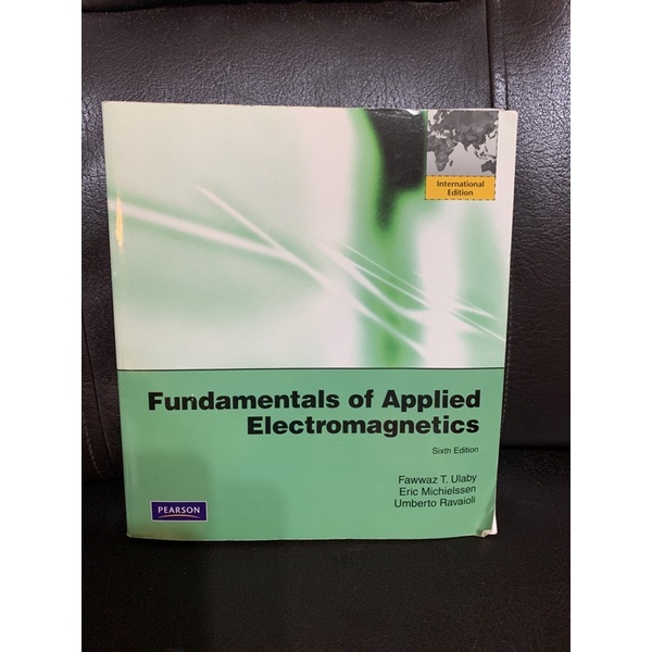 Fundamentals Of Applied Electromagnetics 6 E Ulaby 蝦皮購物