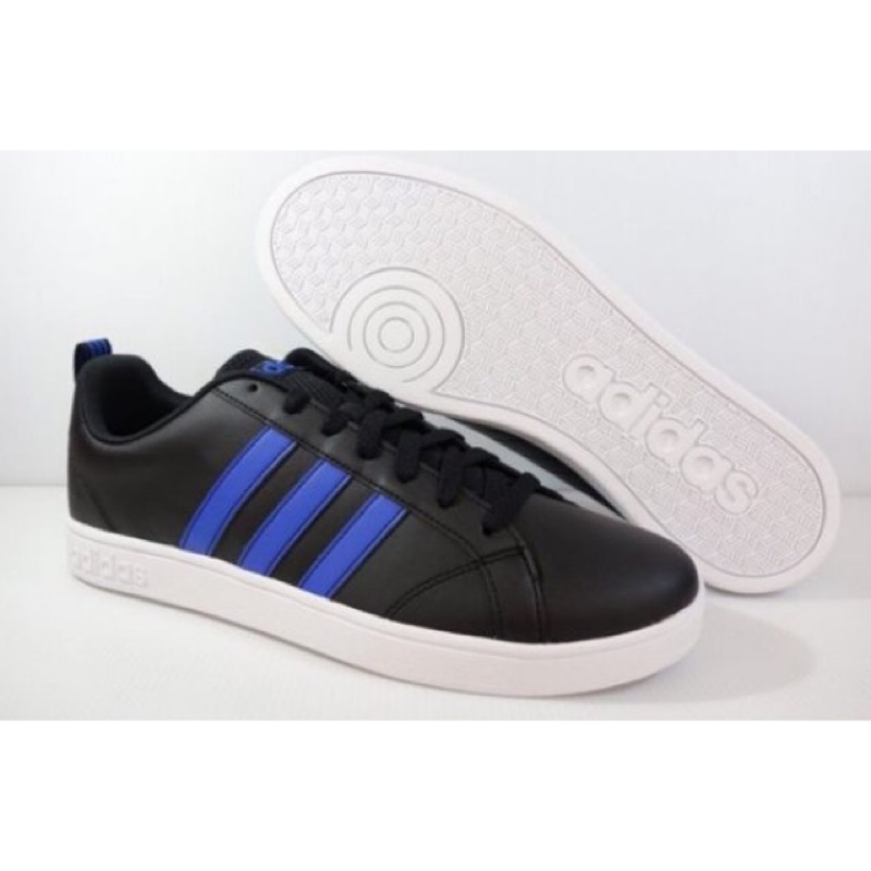 adidas 休閒鞋 VS Advantage 黑 藍 白底 復古百搭 運動鞋 男鞋BB9665 | 蝦皮購物