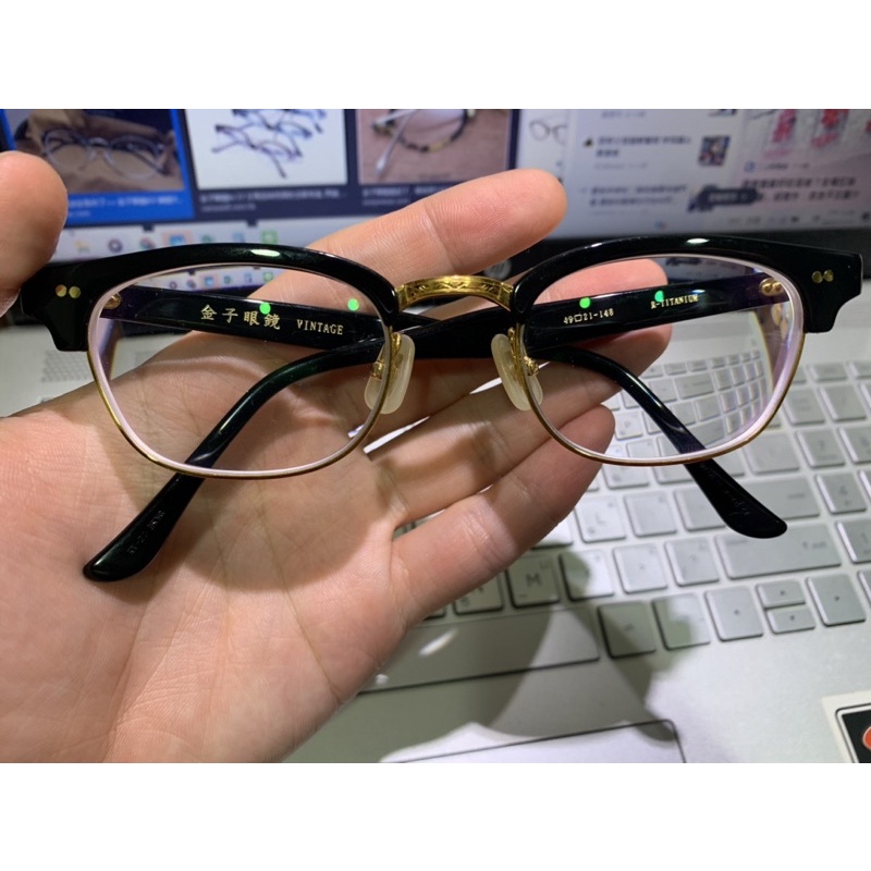 金子眼鏡 kv-27 日本制眼鏡 眉框 （已售出）
