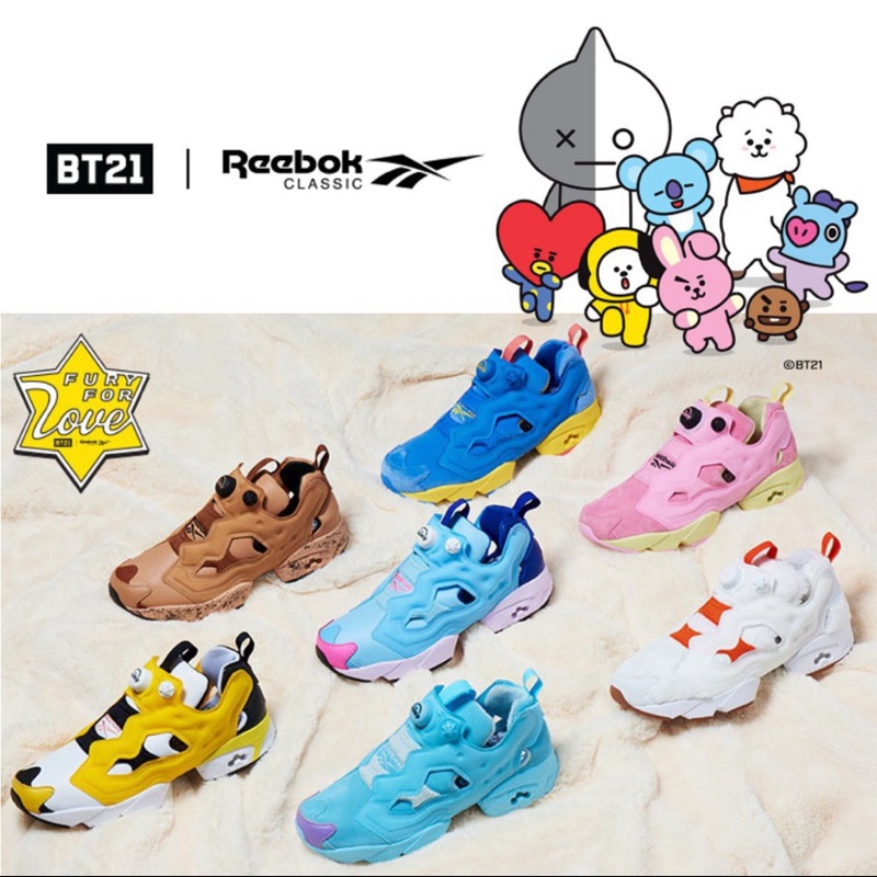 Reebok instapump fury on sale bt21