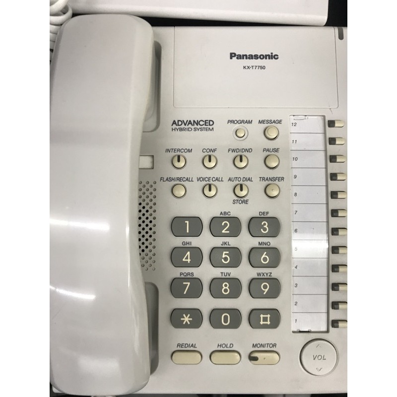Panasonic KX-T7750 國際牌總機專用Panasonic電話機國際牌話機總機有線電話 KXT7750