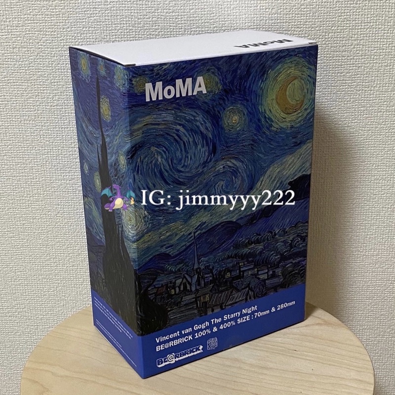 BE@RBRICK 庫柏力克熊梵谷星空STARRY NIGHT MEDICOM TOY MOMA 熊