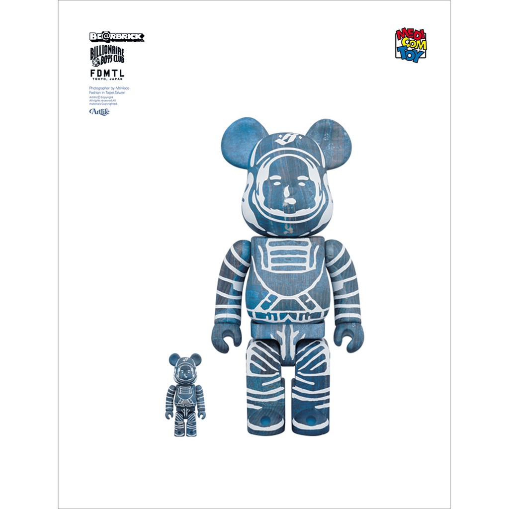 ArtLife @ MEDICOM BE@RBRICK BBC CLUB X FDMTL 百萬男孩 太空人