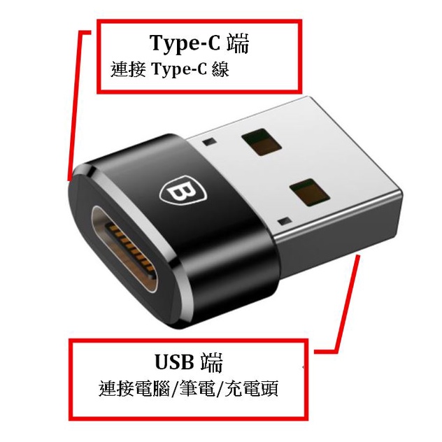 Baseus 倍思 轉接頭 Micro母/轉TypeC公 USB母轉TypeC公 TypeC母/轉USB公 | 蝦皮購物