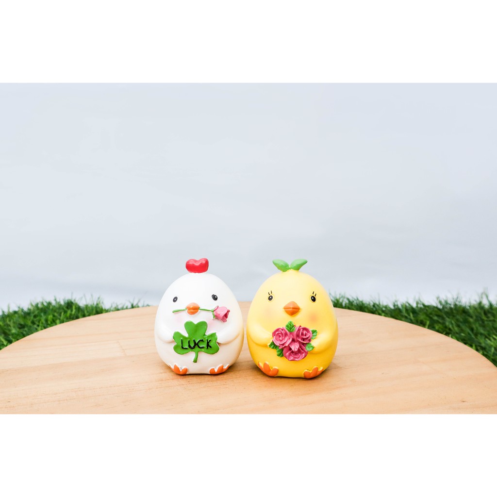 【現貨】微景觀多肉小擺件 /小雞/ Q版/ 創意公仔/ 可愛/ 玫瑰/ 裝飾擺件/ 樹脂/ 園藝裝飾/ 擺件/ 可批發 | 蝦皮購物