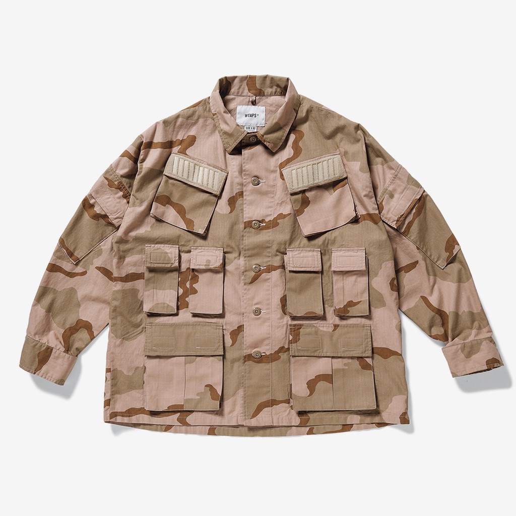 AllenTAPS】WTAPS 19AW MODULAR LS 02 / SHIRT. COTTON. RIPSTOP