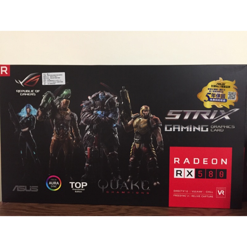 ASUS ROG STRIX RX580 “T8G” GAMING | 蝦皮購物
