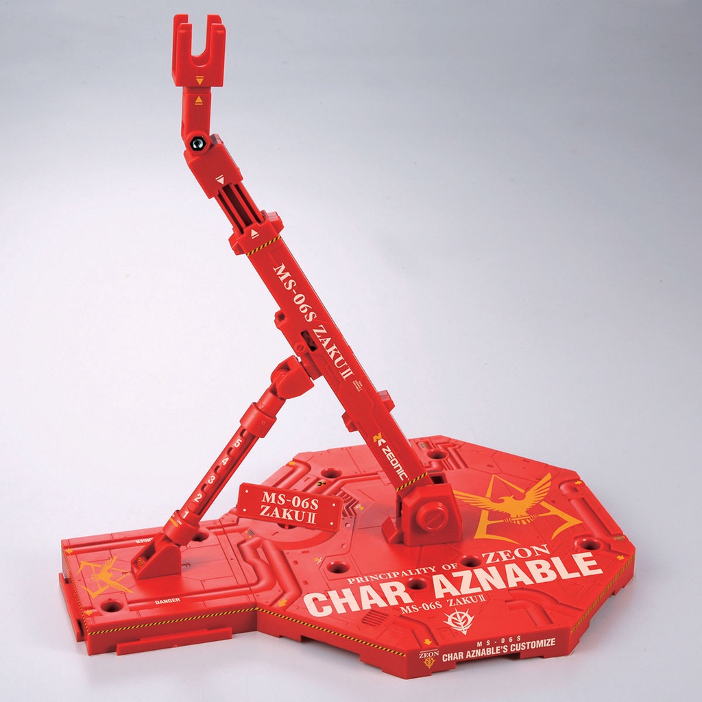 萬代正版》BANDAI 模型腳架 通用型 Action Base 1 夏亞配色 鋼彈鋼普拉支架 地台型支撐架 底座 台座 | 蝦皮購物