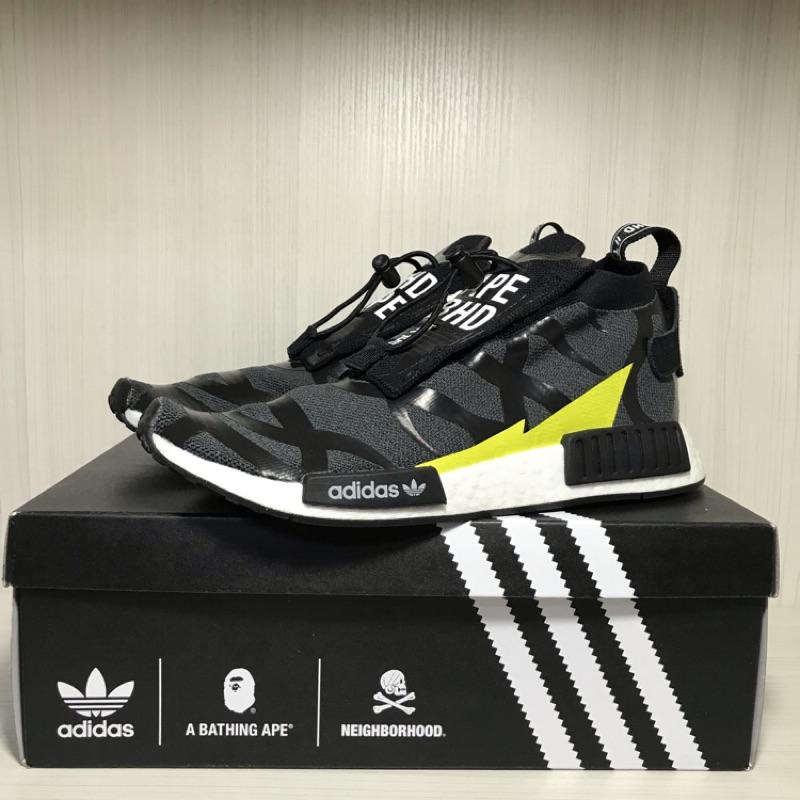 neighborhood NBHD x BAPE x Adidas NMD STLT SZ US 10.5