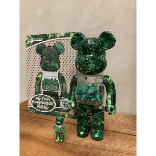 MY FIRST BE@RBRICK B@BY 森林千秋FOREST GREEN Ver. 100％ & 400