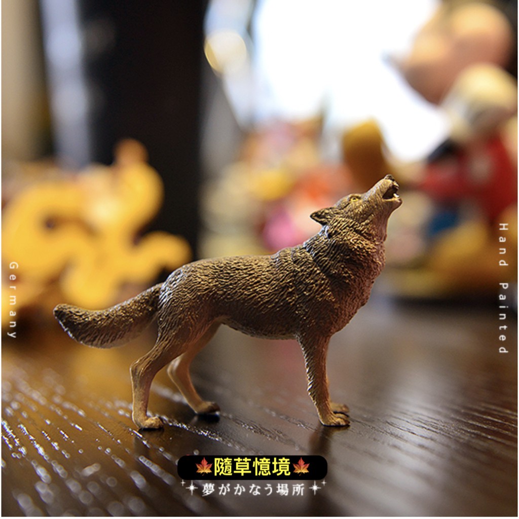 德國 9cm 仿真 野狼 狼 叫姿 群呼 wolf 狼犬 野生動物 模型 spg | 蝦皮購物