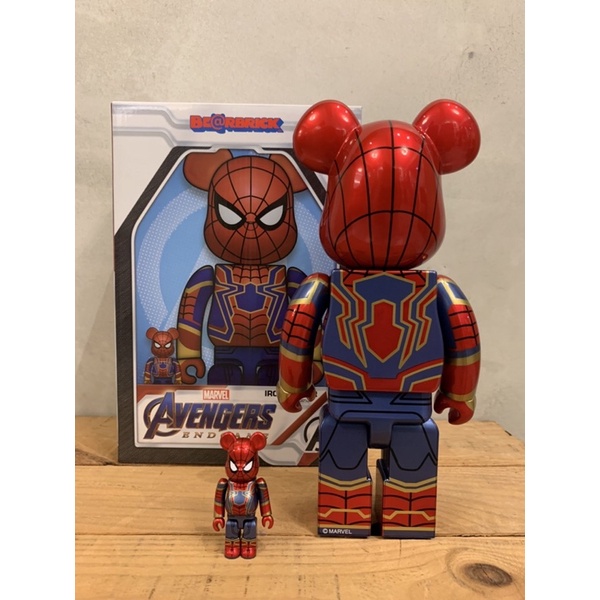 MEDICOM TOY BE@RBRICK Iron Spider figure Marvel's 100% 400