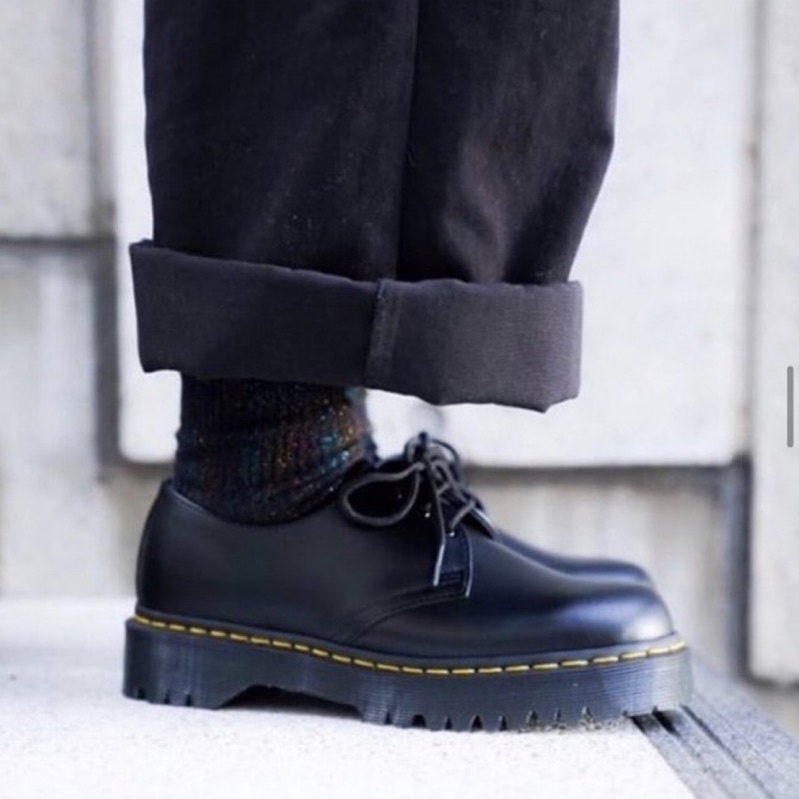 【免運】Dr.martens 1461 3孔 厚底 BEX 馬汀靴 馬丁靴 馬丁鞋 厚底鞋 黑色 硬皮 皮鞋