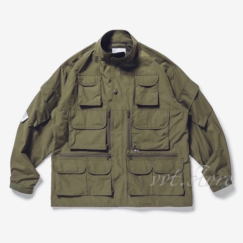 WTAPS 20AW MODULAR / JACKET / NYCO. TUSSAH 十袋外套襯衫| 蝦皮購物